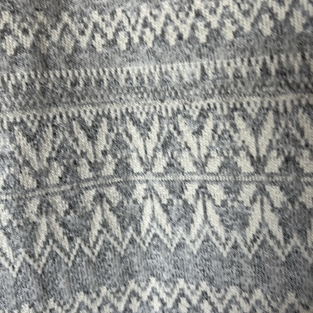 NWT L.L. Bean Fair Isle Open Front Hooded Cardigan - Women’s, XL Reg - Picture 10 of 11